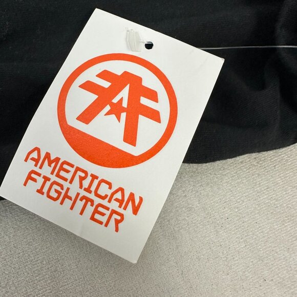 American Fighter Blue & Black 3/4 Sleeve Raglan Premium Athletic Shirt Size L - Picture 5 of 6